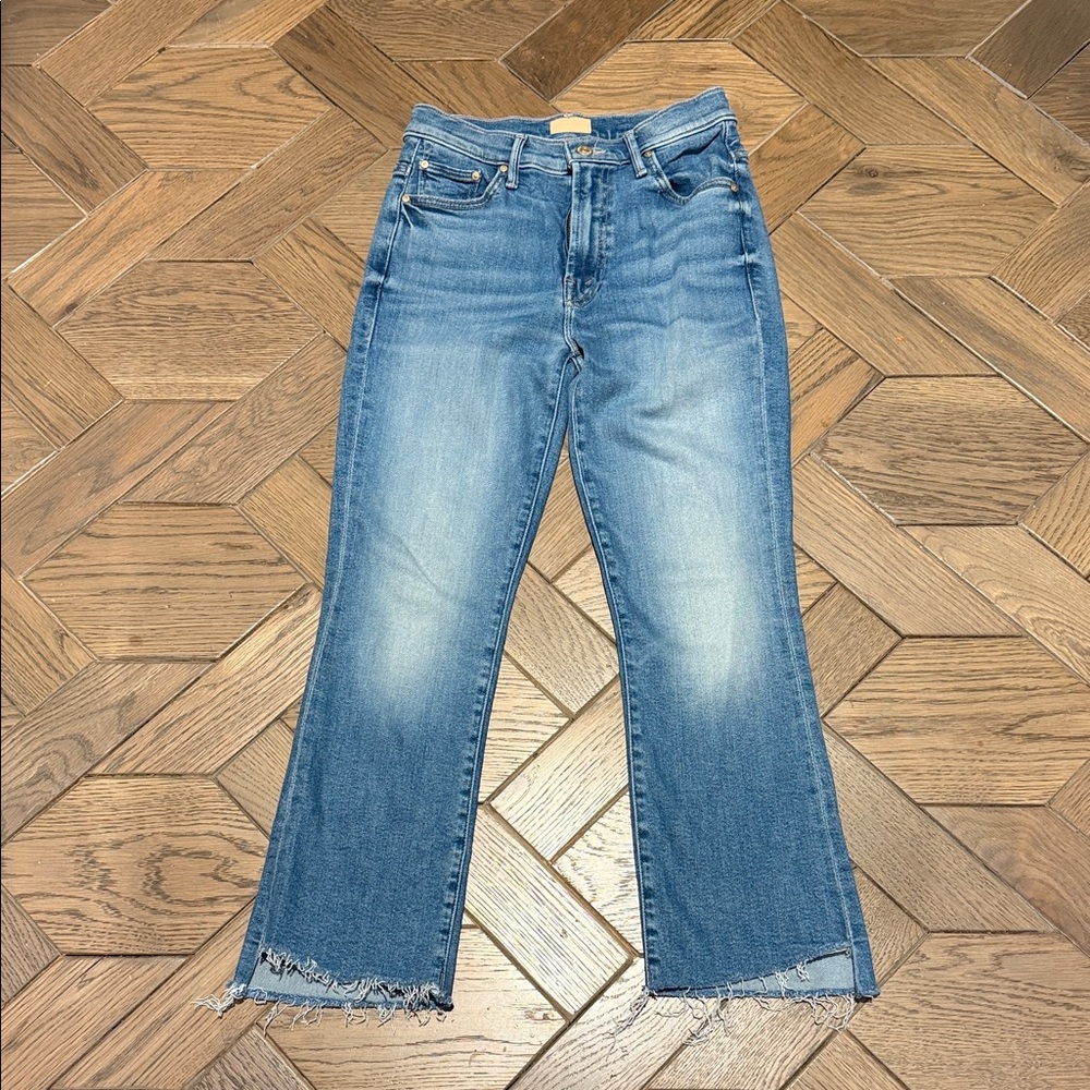 MOTHER Flare Jeans in Classic Blue
